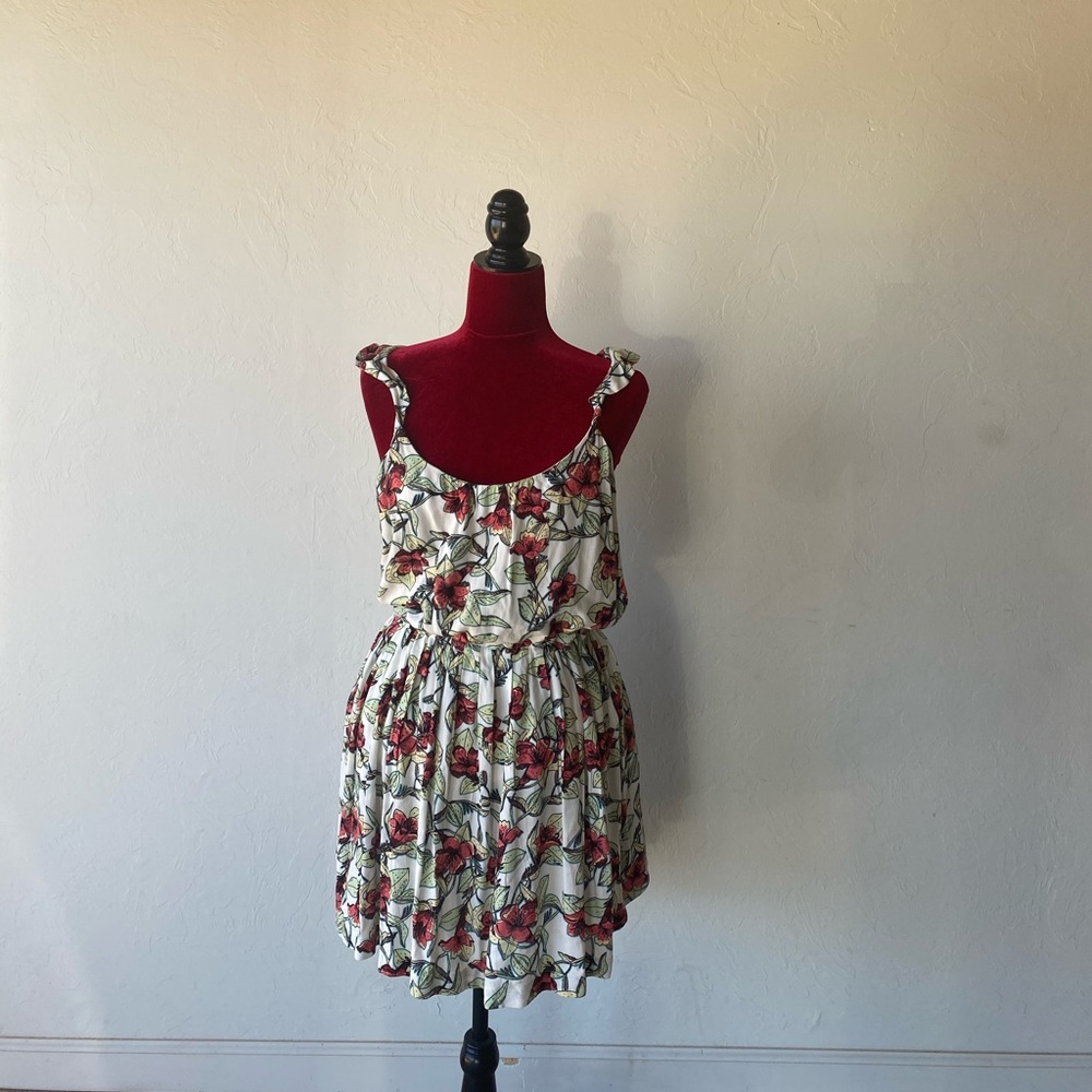 Free People Dear you floral mini dress L - Picture 3 of 7